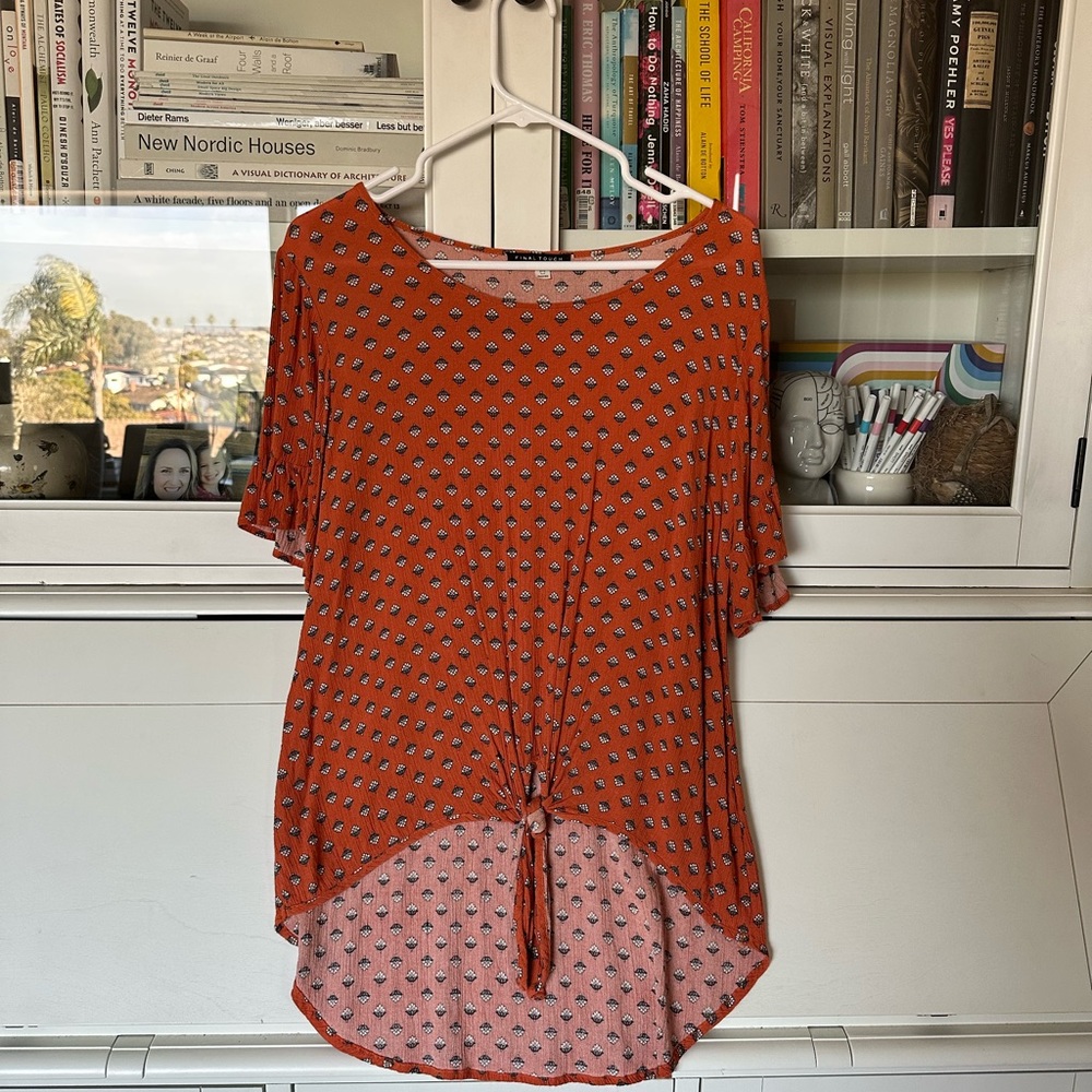 Final Touch tie blouse